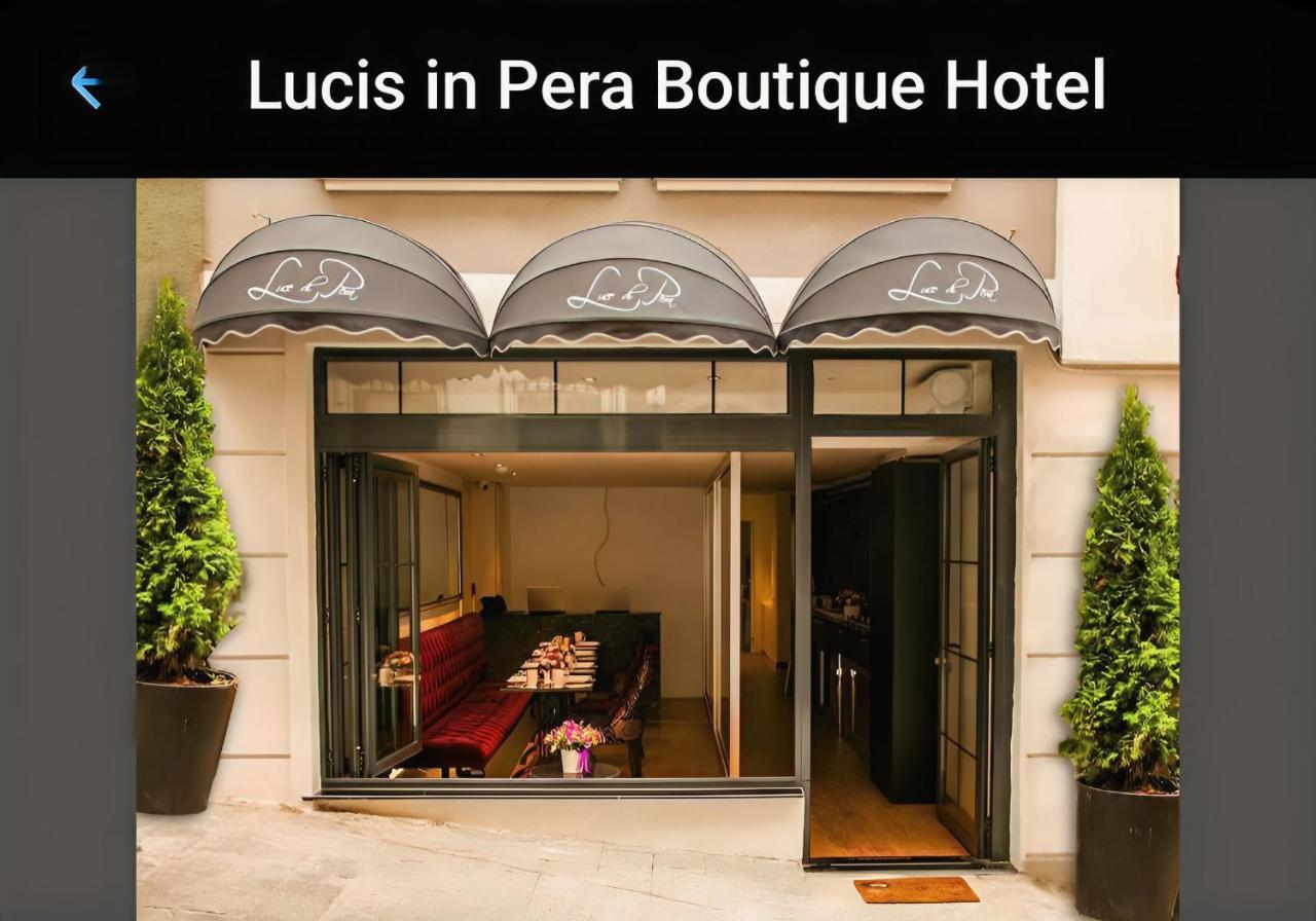 Lucis In Pera Boutique Hotel Istambul Exterior foto